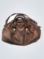 Brown Leather Handbag