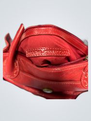 John Rocha Red Leather Handbag