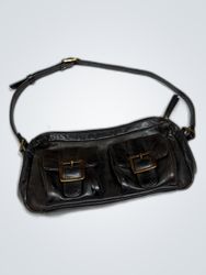 Ralph Lauren Alpha Leather Shoulder Bag