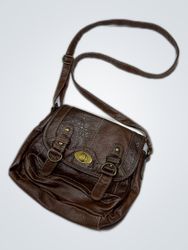 Bally Brown Leather Crossbody Bag