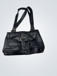Unbranded Black Leather Shoulder Bag