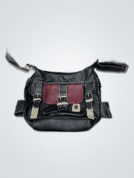 Black Leather Shoulder Bag
