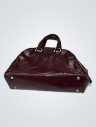 Debenhams Burgundy Leather Handbag