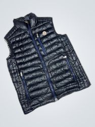 Moncler Black Puffer Vest