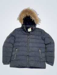 Moncler Puffer Jacket with Fur Hood