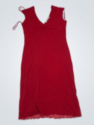 Red Sleeveless Dress
