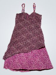 Rene Dubarry Floral Print Slip Dress