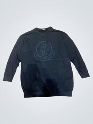 Moncler Black Crewneck Sweatshirt