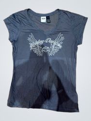 Harley-Davidson Women's V-Neck T-Shirt with Embell..