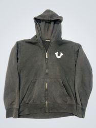 True Religion Moletom com Capuz e Zíper