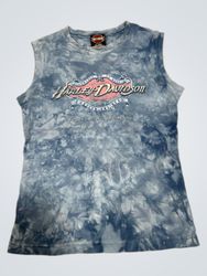 T-shirt sans manches tie-dye Harley-Davidson