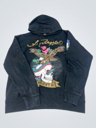 Ed Hardy Los Angeles Eagle and Skull Hoodie