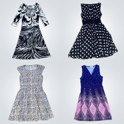 Retro Y2K Graphic Print Dresses