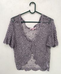 Jacques Vert Crocheted Bolero