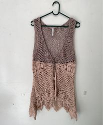 MUMU Crochet Vest