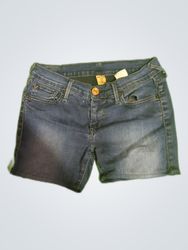 True Religion Blue Denim Shorts