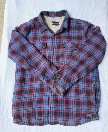 Camisa de franela a cuadros forrada con sherpa Billabong