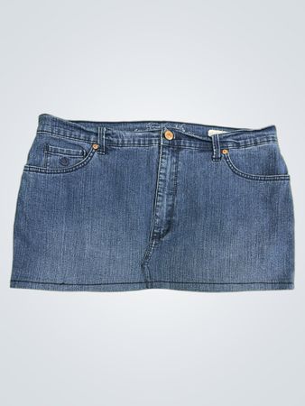 Gloria Vanderbilt Damen Denim-Rock mit durchgehendem Slimming-Effekt