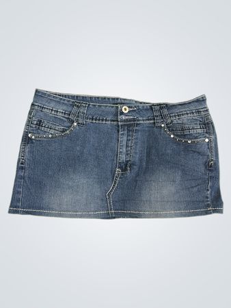 ROZ & ALI Damen Jeansrock Größe 16