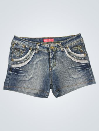 MIAO JEANS Damen Denim Shorts