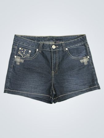 Adamson Damen Denim-Shorts Größe 14