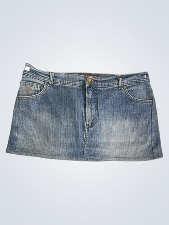 Gloria Vanderbilt Denim Minirock