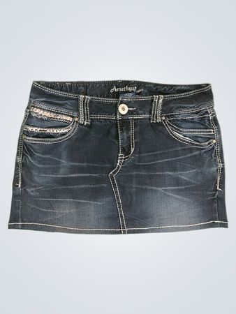 Amethyst Jeans Damen Jeansrock