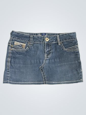 Amethyst Jeans Blaue Denim Minirock