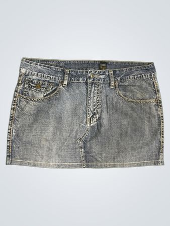 Jeans-Minirock