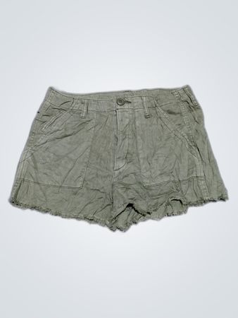 American Eagle Khaki Cotton Shorts
