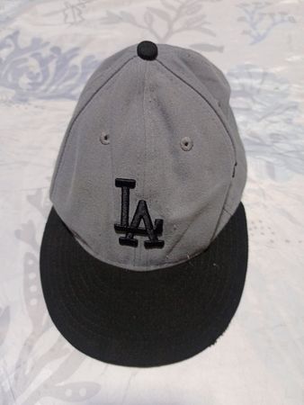New Era Los Angeles Dodgers Baseball Cap Grey/Black