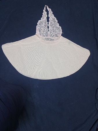 MCM Lace Halter Mini Dress