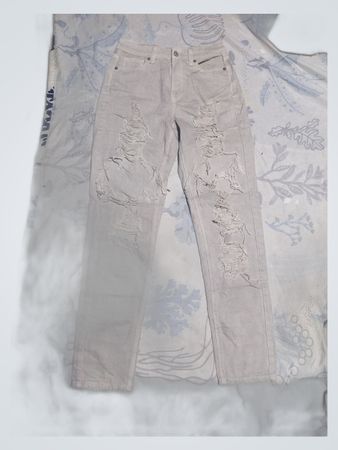 American Eagle Distressed Straight Leg Jeans