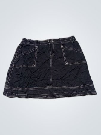 Boden Black Cargo Mini Skirt