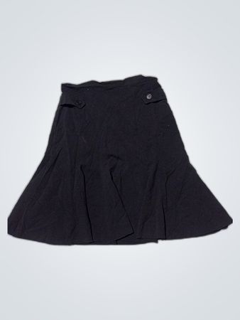 Forever Black Flared Mini Skirt