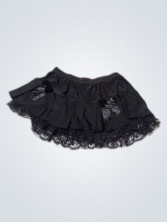 Playrage Black Lace Mini Skirt