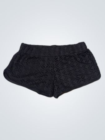 No Boundaries Black Lace Mini Shorts
