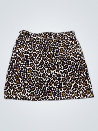 J.Crew Leopard Print Mini Skirt