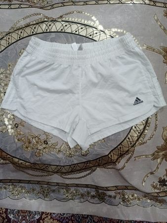 Adidas White Athletic Shorts
