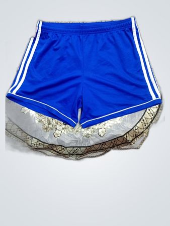 Adidas Blue Track Shorts