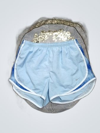 Nike Light Blue Dri-Fit Running Shorts