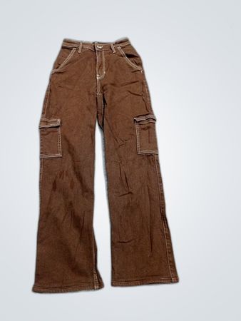 Hollister Brown Cargo Pants