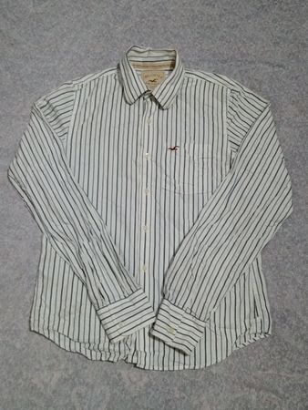 Hollister Striped Button-Up Shirt