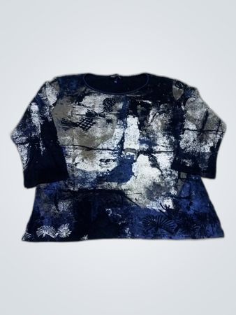 Katrina Marie Printed Long Sleeve Blouse