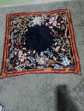 Marisa D'Este Floral Silk Scarf