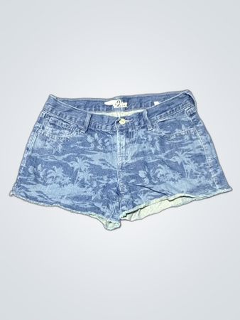 Old Navy Denim Palm Print Shorts