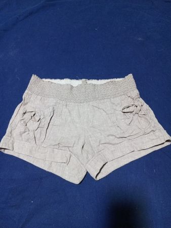 Jolie Beige Linen Mini Shorts