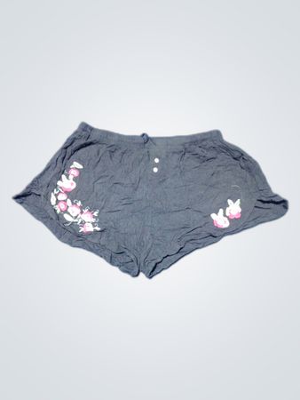 Live the Dream Floral Embroidered Black Shorts