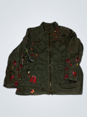 Sonoma Goods for Life Embroidered Military Jacket
