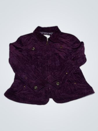 Live a Little Purple Corduroy Jacket